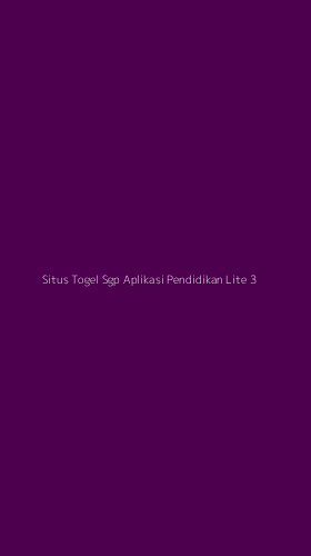 Tampilan Antarmuka Aplikasi Situs Togel Sgp Aplikasi Pendidikan Lite - 3