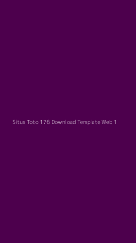 Tampilan Antarmuka Aplikasi Situs Toto 176 Download Template Web - 1
