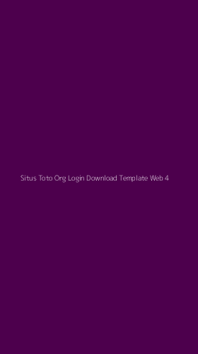 Tampilan Antarmuka Aplikasi Situs Toto Org Login Download Template Web - 4