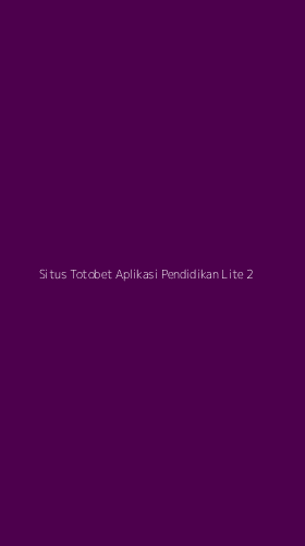 Tampilan Antarmuka Aplikasi Situs Totobet Aplikasi Pendidikan Lite - 2