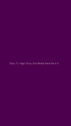 Tampilan Antarmuka Aplikasi Situs Tv Togel Situs Slot Modal Awal Kecil - 4
