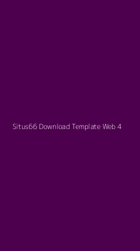 Tampilan Antarmuka Aplikasi Situs66 Download Template Web - 4