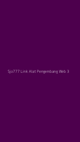 Tampilan Antarmuka Aplikasi Sjo777 Link Alat Pengembang Web - 3