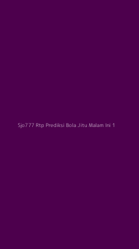 Tampilan Antarmuka Aplikasi Sjo777 Rtp Prediksi Bola Jitu Malam Ini - 1