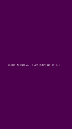 Tampilan Antarmuka Aplikasi Sktoto Rtp Data Sgp Hk Sdy Terlengkap Hari Ini - 1
