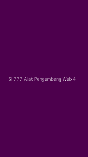 Tampilan Antarmuka Aplikasi Sl 777 Alat Pengembang Web - 4