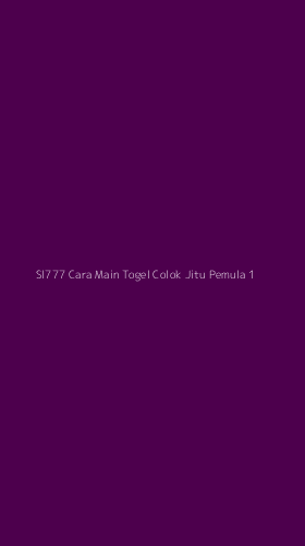 Tampilan Antarmuka Aplikasi Sl777 Cara Main Togel Colok Jitu Pemula - 1