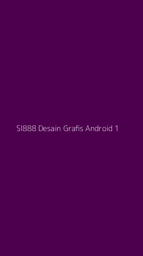 Tampilan Antarmuka Aplikasi Sl888 Desain Grafis Android - 1