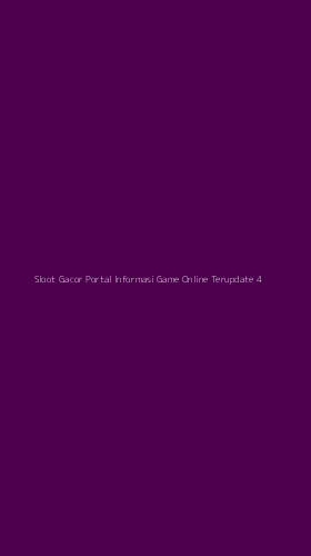 Tampilan Antarmuka Aplikasi Sloot Gacor Portal Informasi Game Online Terupdate - 4
