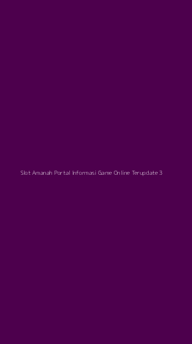Tampilan Antarmuka Aplikasi Slot Amanah Portal Informasi Game Online Terupdate - 3