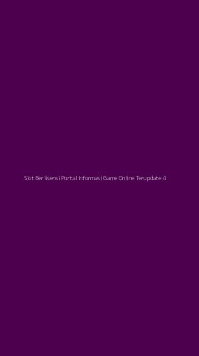 Tampilan Antarmuka Aplikasi Slot Berlisensi Portal Informasi Game Online Terupdate - 4