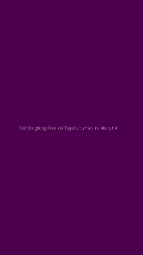 Tampilan Antarmuka Aplikasi Slot Dingdong Prediksi Togel Jitu Hari Ini Akurat - 4