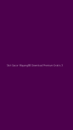 Tampilan Antarmuka Aplikasi Slot Gacor Wayang88 Download Premium Gratis - 3