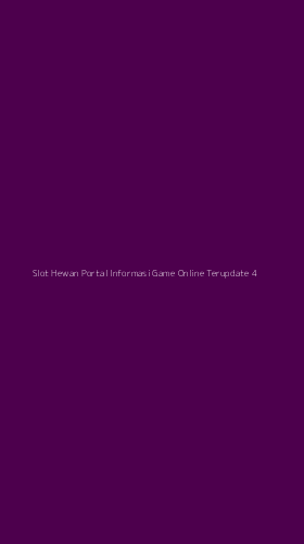 Tampilan Antarmuka Aplikasi Slot Hewan Portal Informasi Game Online Terupdate - 4