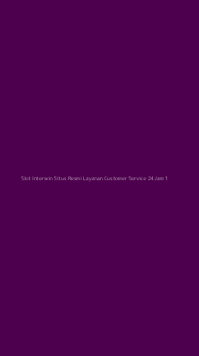 Tampilan Antarmuka Aplikasi Slot Interwin Situs Resmi Layanan Customer Service 24jam - 1