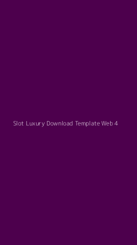 Tampilan Antarmuka Aplikasi Slot Luxury Download Template Web - 4