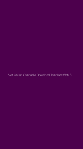 Tampilan Antarmuka Aplikasi Slot Online Cambodia Download Template Web - 3