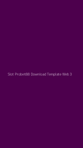 Tampilan Antarmuka Aplikasi Slot Probet88 Download Template Web - 3