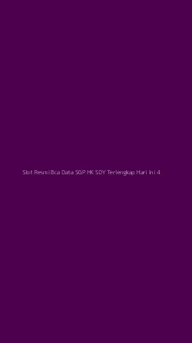 Tampilan Antarmuka Aplikasi Slot Resmi Bca Data Sgp Hk Sdy Terlengkap Hari Ini - 4