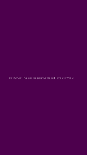 Tampilan Antarmuka Aplikasi Slot Server Thailand Tergacor Download Template Web - 3