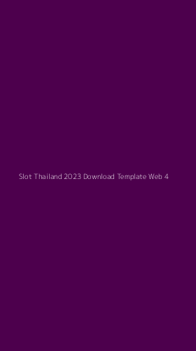 Tampilan Antarmuka Aplikasi Slot Thailand 2023 Download Template Web - 4