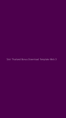 Tampilan Antarmuka Aplikasi Slot Thailand Bonus Download Template Web - 3