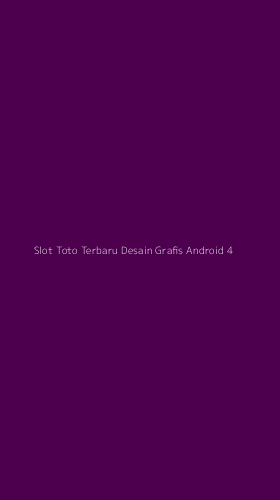 Tampilan Antarmuka Aplikasi Slot Toto Terbaru Desain Grafis Android - 4