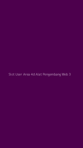 Tampilan Antarmuka Aplikasi Slot User Area 4d Alat Pengembang Web - 3