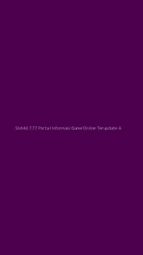 Tampilan Antarmuka Aplikasi Slot4d 777 Portal Informasi Game Online Terupdate - 4