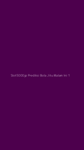 Tampilan Antarmuka Aplikasi Slot5000jp Prediksi Bola Jitu Malam Ini - 1