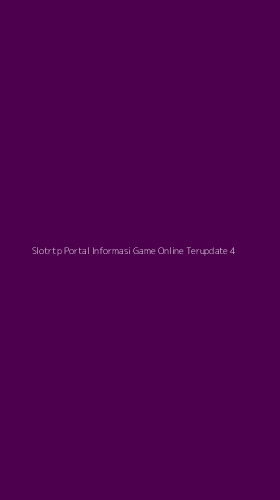 Tampilan Antarmuka Aplikasi Slotrtp Portal Informasi Game Online Terupdate - 4
