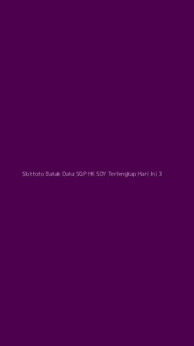 Tampilan Antarmuka Aplikasi Slottoto Batak Data Sgp Hk Sdy Terlengkap Hari Ini - 3