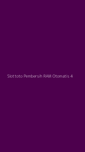 Tampilan Antarmuka Aplikasi Slottoto Pembersih Ram Otomatis - 4