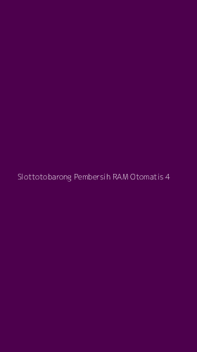 Tampilan Antarmuka Aplikasi Slottotobarong Pembersih Ram Otomatis - 4