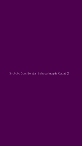 Tampilan Antarmuka Aplikasi Snctoto Com Belajar Bahasa Inggris Cepat - 2