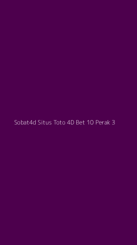 Tampilan Antarmuka Aplikasi Sobat4d Situs Toto 4d Bet 10 Perak - 3