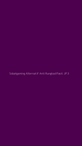Tampilan Antarmuka Aplikasi Sobatgaming Alternatif Anti Rungkad Pasti Jp - 3