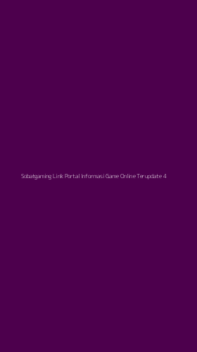 Tampilan Antarmuka Aplikasi Sobatgaming Link Portal Informasi Game Online Terupdate - 4