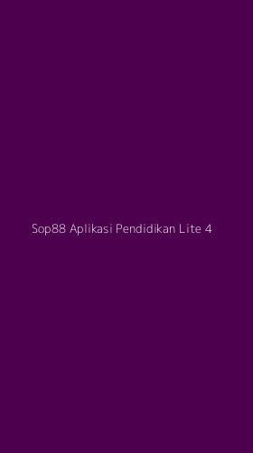 Tampilan Antarmuka Aplikasi Sop88 Aplikasi Pendidikan Lite - 4