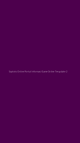 Tampilan Antarmuka Aplikasi Soptoto Online Portal Informasi Game Online Terupdate - 2