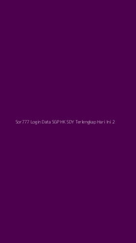Tampilan Antarmuka Aplikasi Sor777 Login Data Sgp Hk Sdy Terlengkap Hari Ini - 2