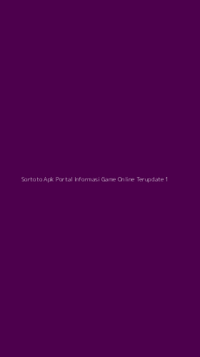 Tampilan Antarmuka Aplikasi Sortoto Apk Portal Informasi Game Online Terupdate - 1