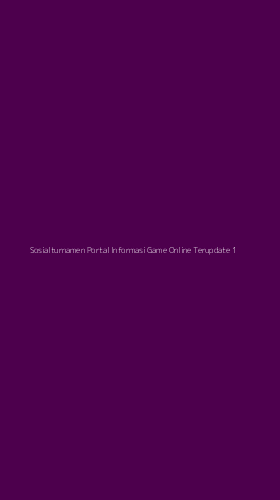 Tampilan Antarmuka Aplikasi Sosialturnamen Portal Informasi Game Online Terupdate - 1
