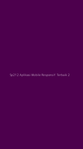 Tampilan Antarmuka Aplikasi Sp212 Aplikasi Mobile Responsif Terbaik - 2