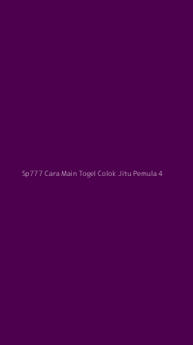 Tampilan Antarmuka Aplikasi Sp777 Cara Main Togel Colok Jitu Pemula - 4