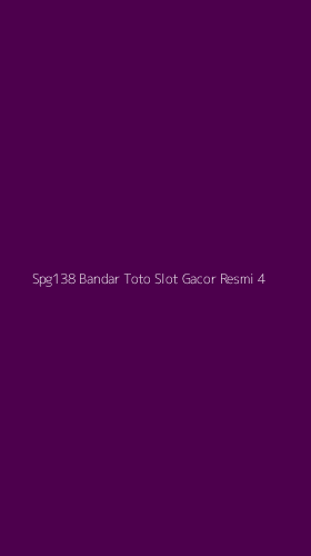 Tampilan Antarmuka Aplikasi Spg138 Bandar Toto Slot Gacor Resmi - 4