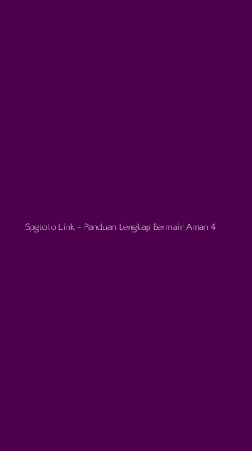 Tampilan Antarmuka Aplikasi Spgtoto Link - Panduan Lengkap Bermain Aman - 4