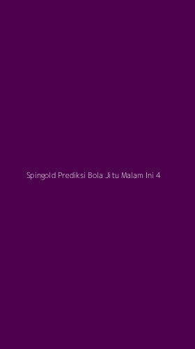 Tampilan Antarmuka Aplikasi Spingold Prediksi Bola Jitu Malam Ini - 4