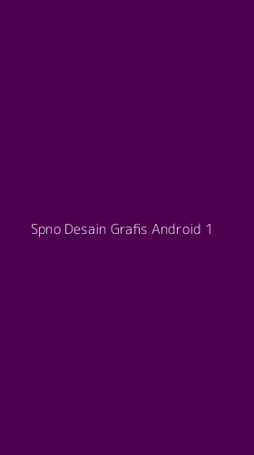 Tampilan Antarmuka Aplikasi Spno Desain Grafis Android - 1