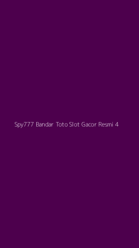 Tampilan Antarmuka Aplikasi Spy777 Bandar Toto Slot Gacor Resmi - 4